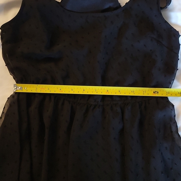 VALCOM Sweet Dot Swiss Dot Sleeveless Dress Small - Picture 6 of 9